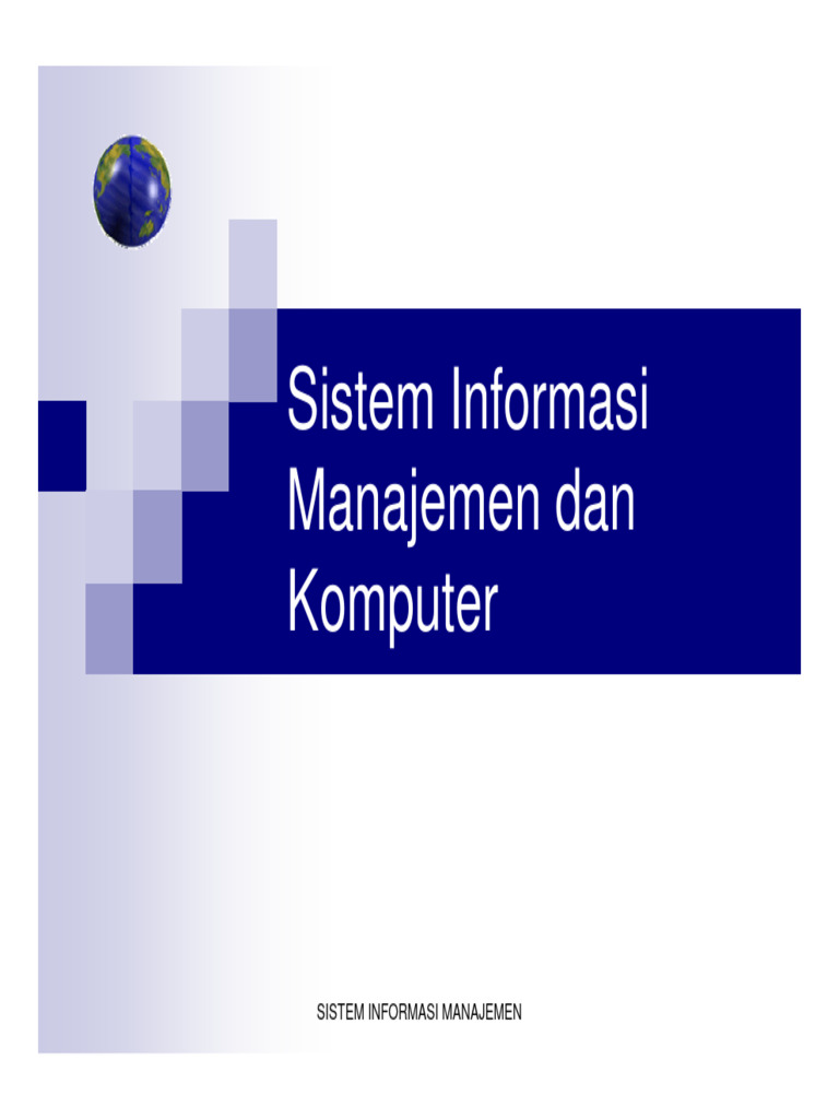 Sistem Informasi Dan Komputer | PDF