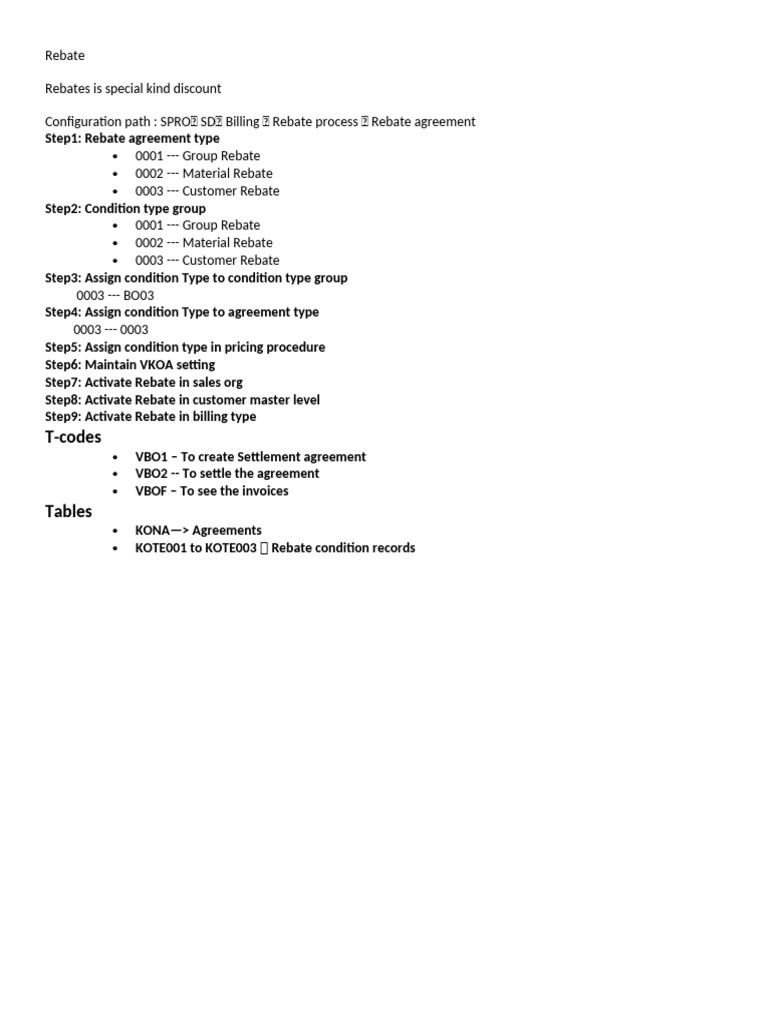 Rebate | PDF