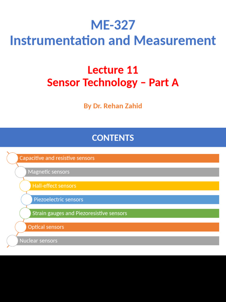 Sensor Technology Overview: Types & Applications | PDF ...