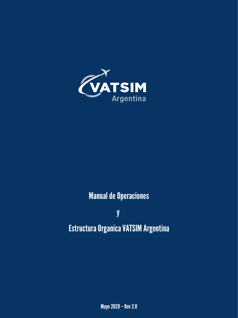 Manual de Operaciones VATSIM Argentina | PDF | Control de tráfico aéreo ...