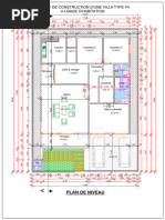 Plan de maison F4 avec cotation | PDF