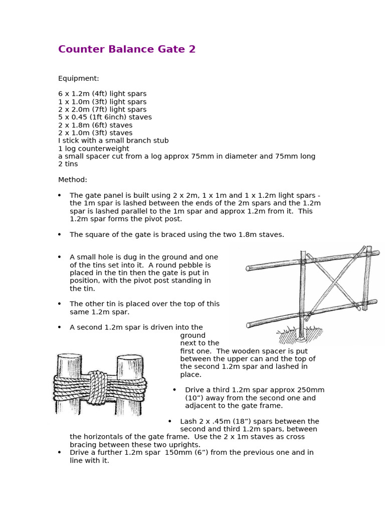 Counter Balancce Gatev2 | PDF