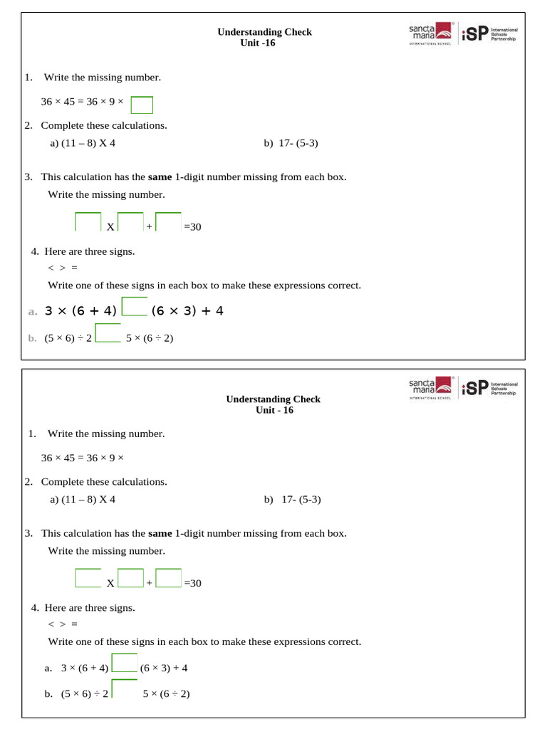 Understanding Check 4 | PDF