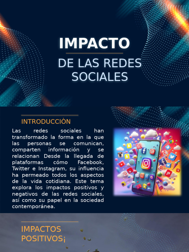 Impacto de las Redes Sociales en la Sociedad | PDF | Soledad ...