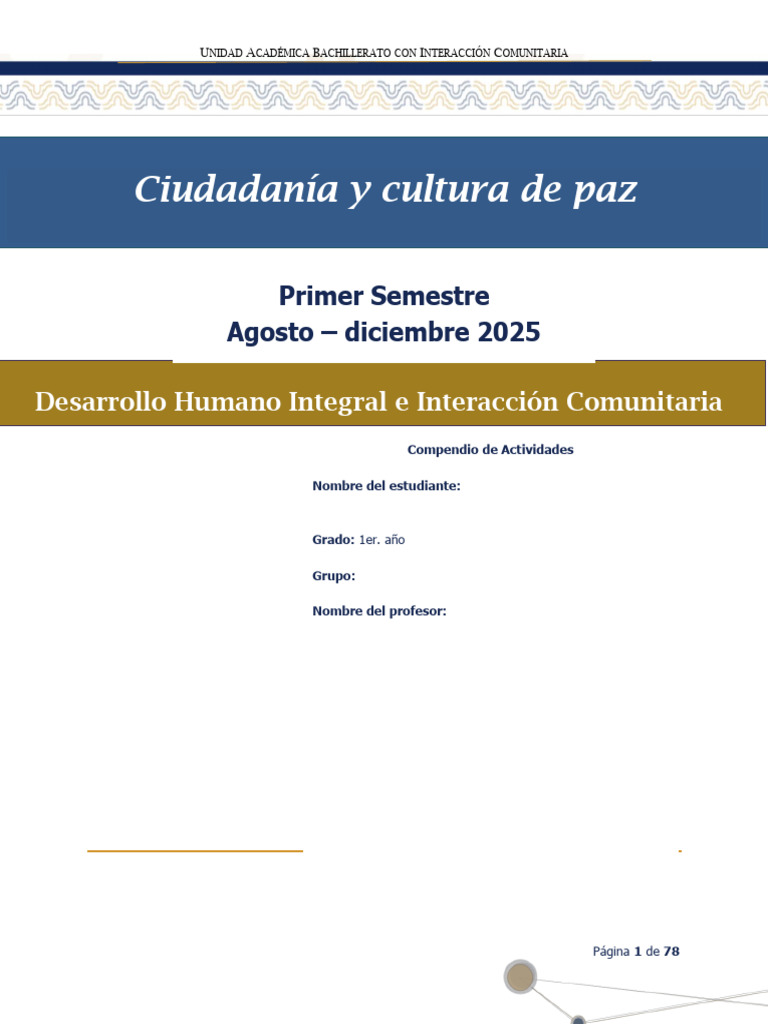 Ciudadanía y Cultura de Paz en Bachillerato | PDF | Conflicto (proceso ...