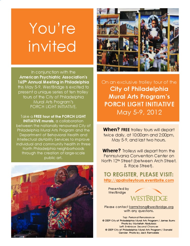 APA Trolley Tour Invitation | PDF