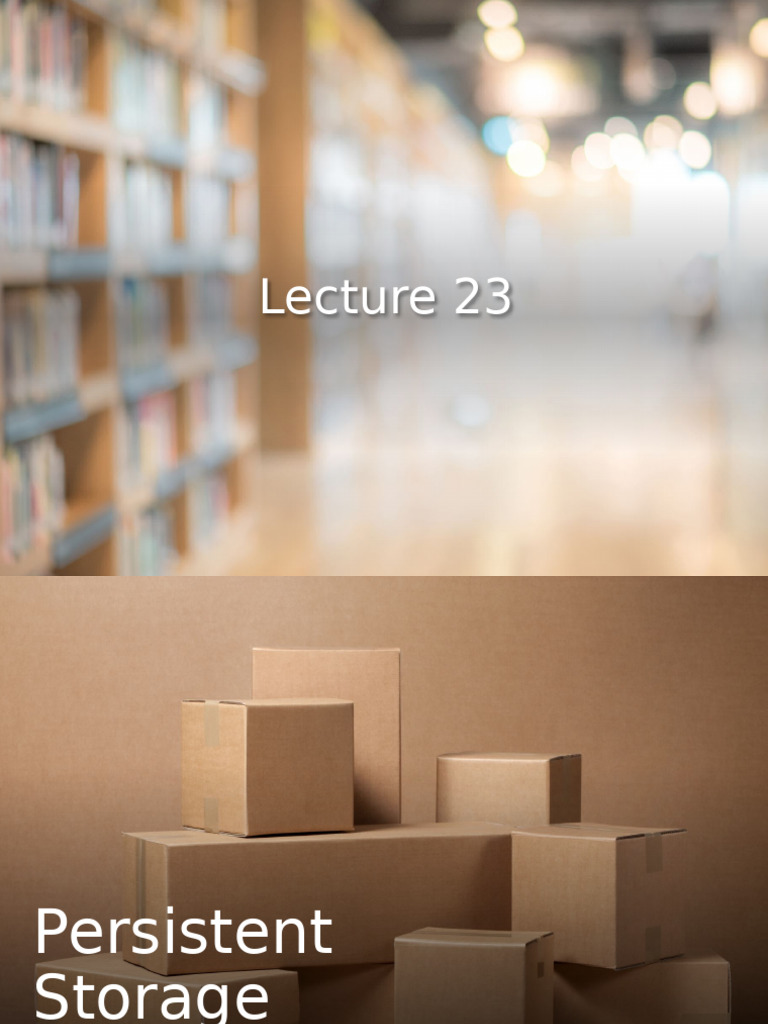 Lecture 23 | PDF