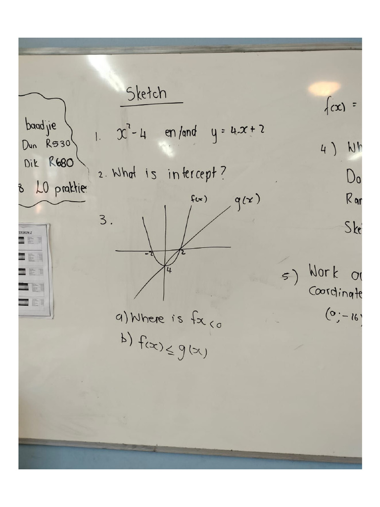Grade 10 Math's Graphs | PDF