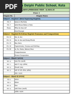 Class 2 Syllabus Overview 2024-2025 | PDF