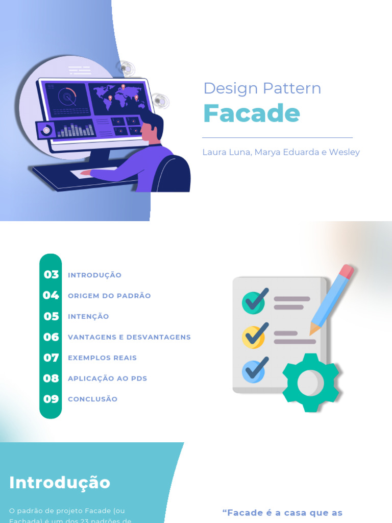 Padrão de Projeto Facade em Software | PDF | Padrão de design de ...
