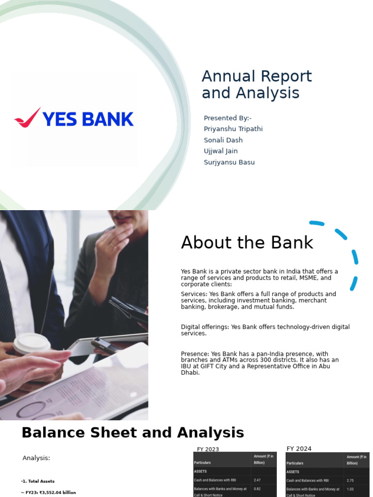Yes Bank Annual Report FY 2023-24 | PDF | Banks | Revenue