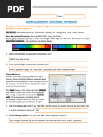 Analyzing Star Spectra with Gizmo | PDF | Stars | Spectral Line
