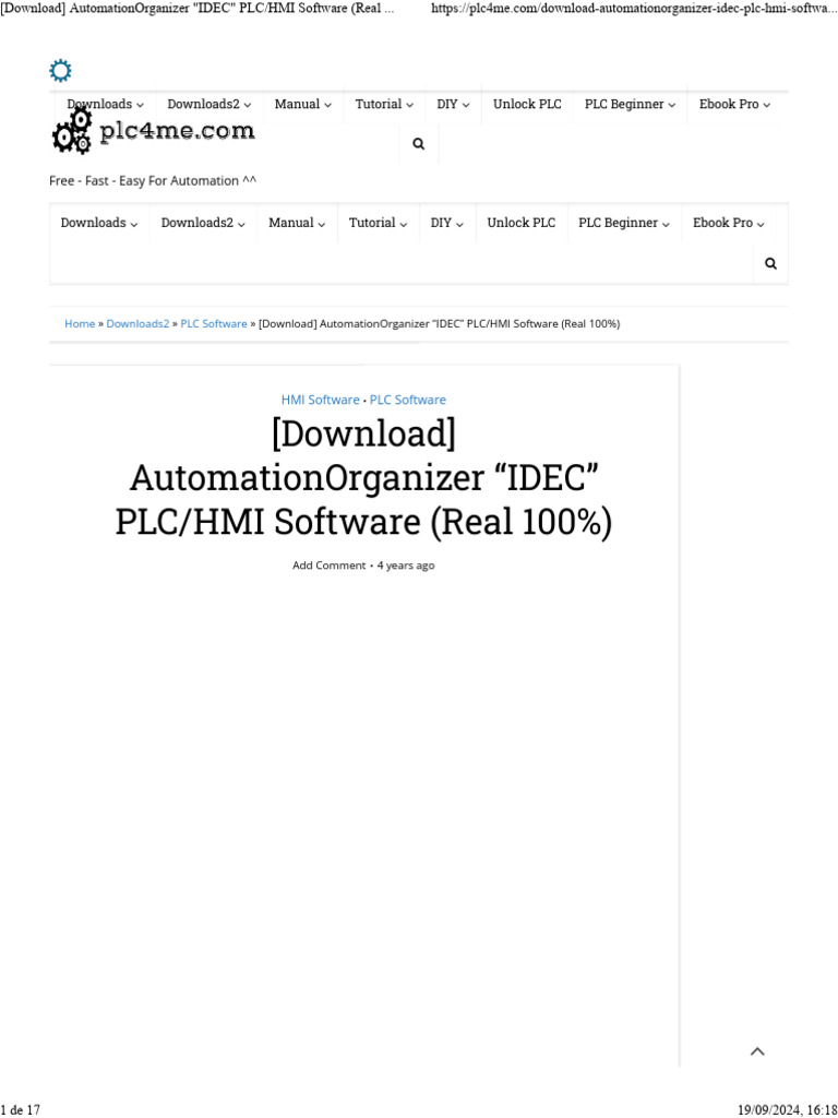 IDEC PLC/HMI Software Download Guide | PDF | Computer Engineering ...