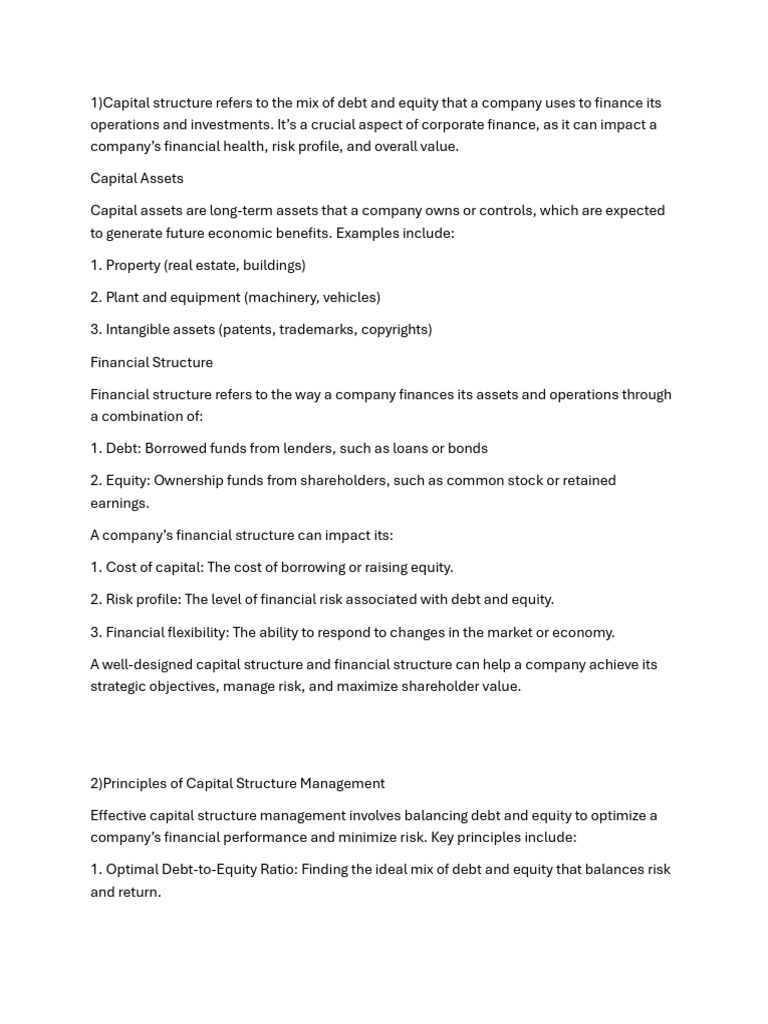 Financial Management and Policy | PDF | Capital Structure | Cost Of Capital