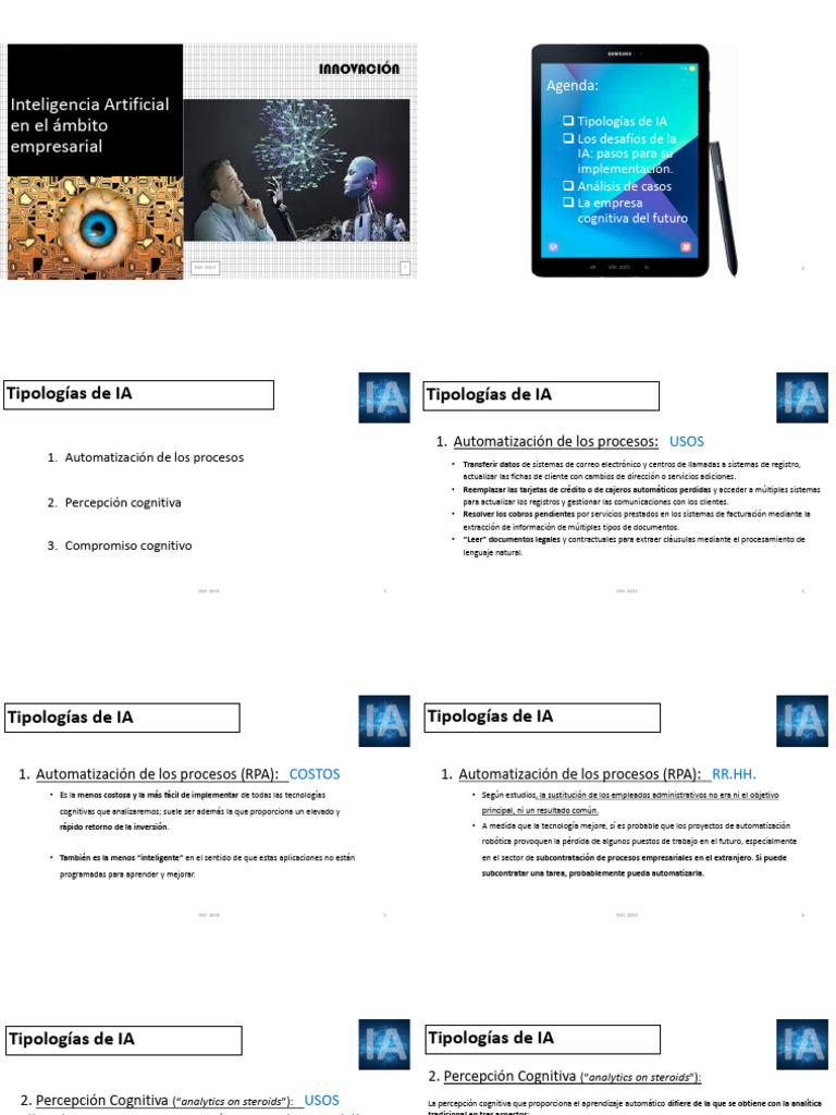 IA en Empresas: Tipos y Desafíos | PDF | Inteligencia artificial ...