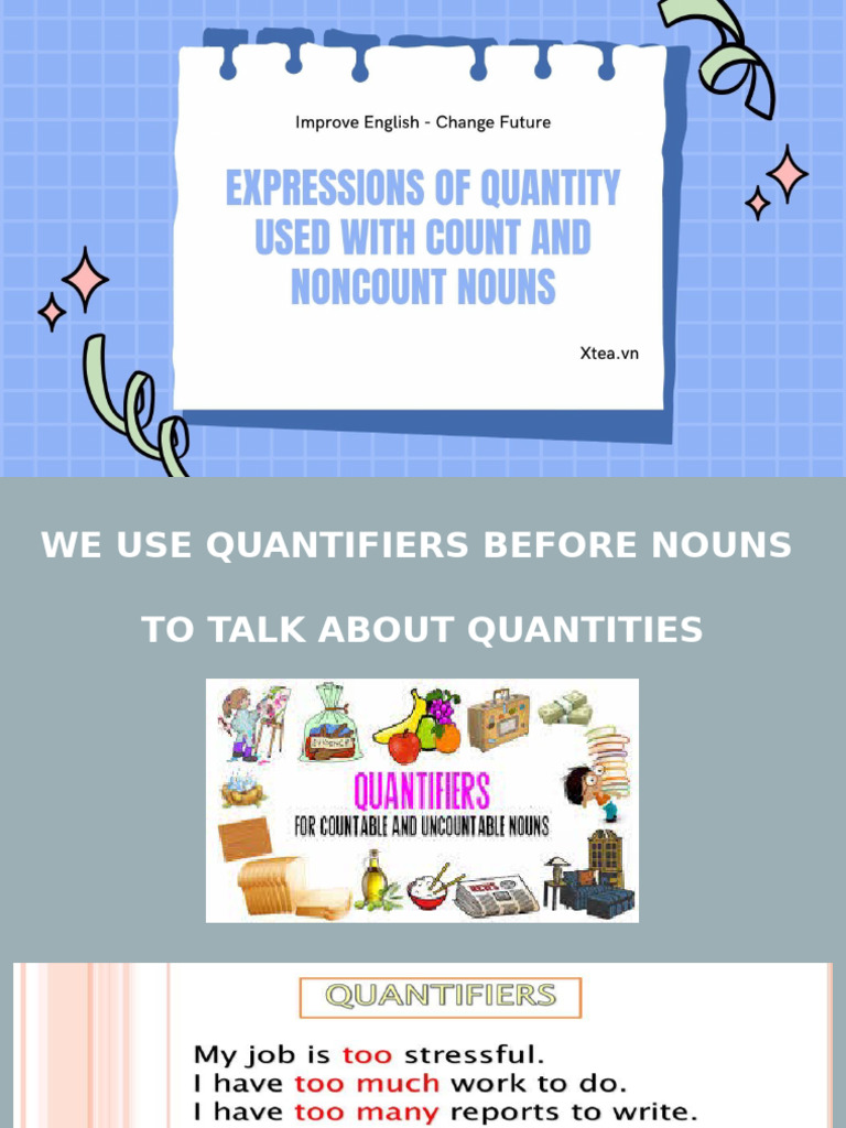 Understanding Quantifiers in English | PDF