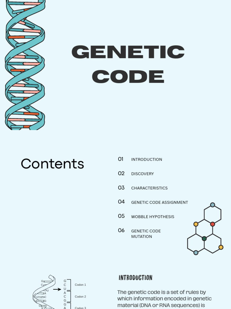 Understanding the Genetic Code Basics | PDF | Genetic Code | Rna