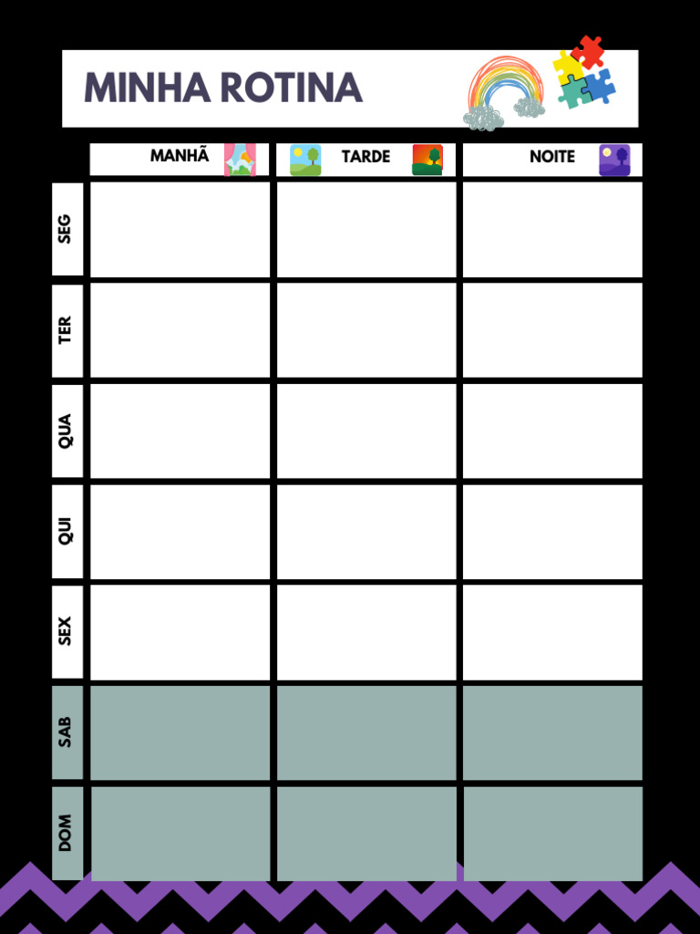 Rotina Semana | PDF