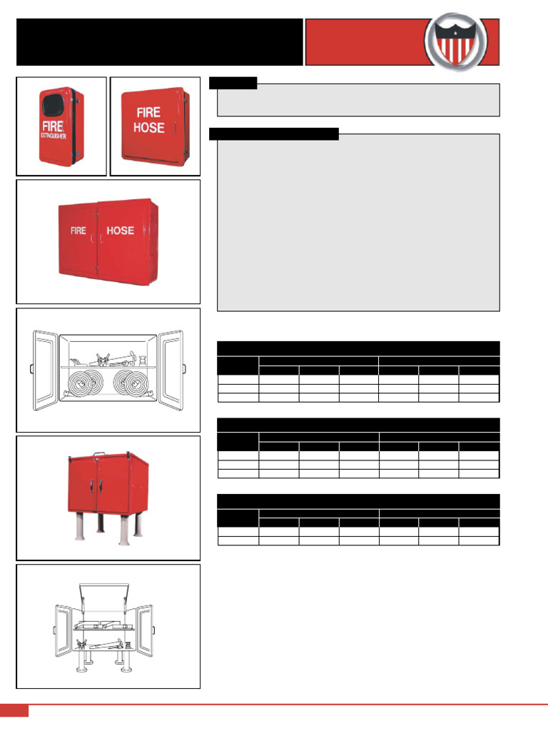 Fiberglass Fire Equipment Cabinets | PDF