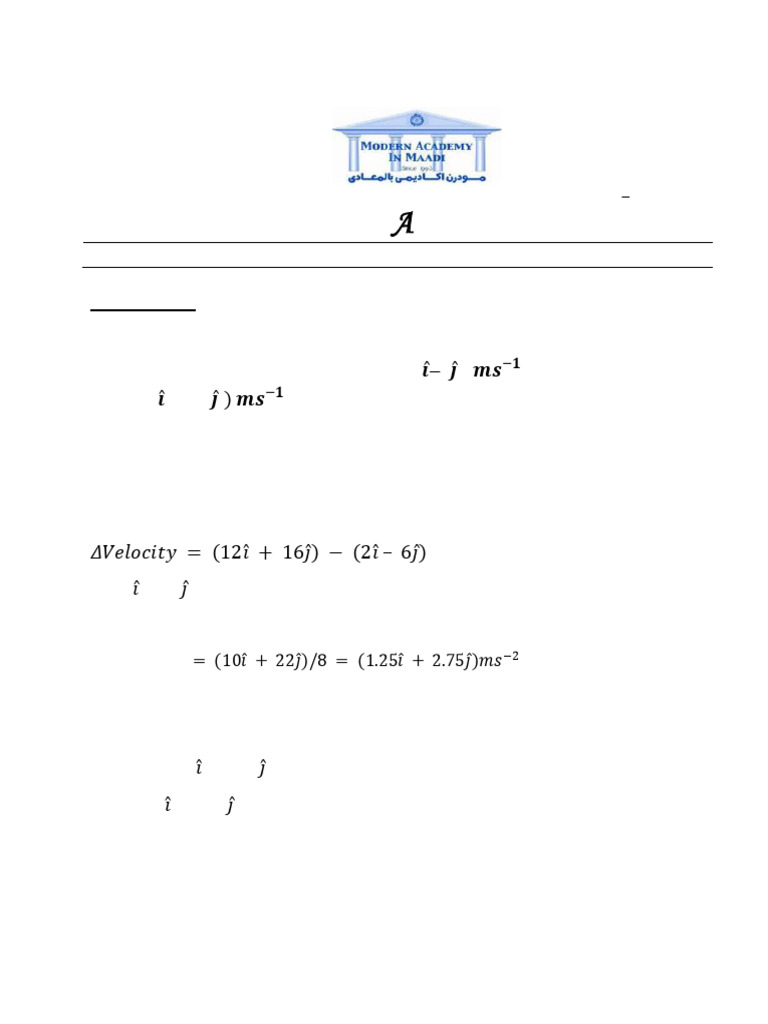 Physics Midterm Exam Solutions | PDF | Velocity | Acceleration