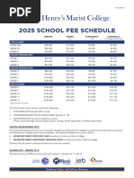 PC Rynfield Fees 2025 - Final | PDF | Fee | Services (Economics)