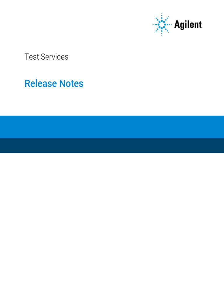 Test Services Release Notes 3.6 | PDF | Software | Proxy Server