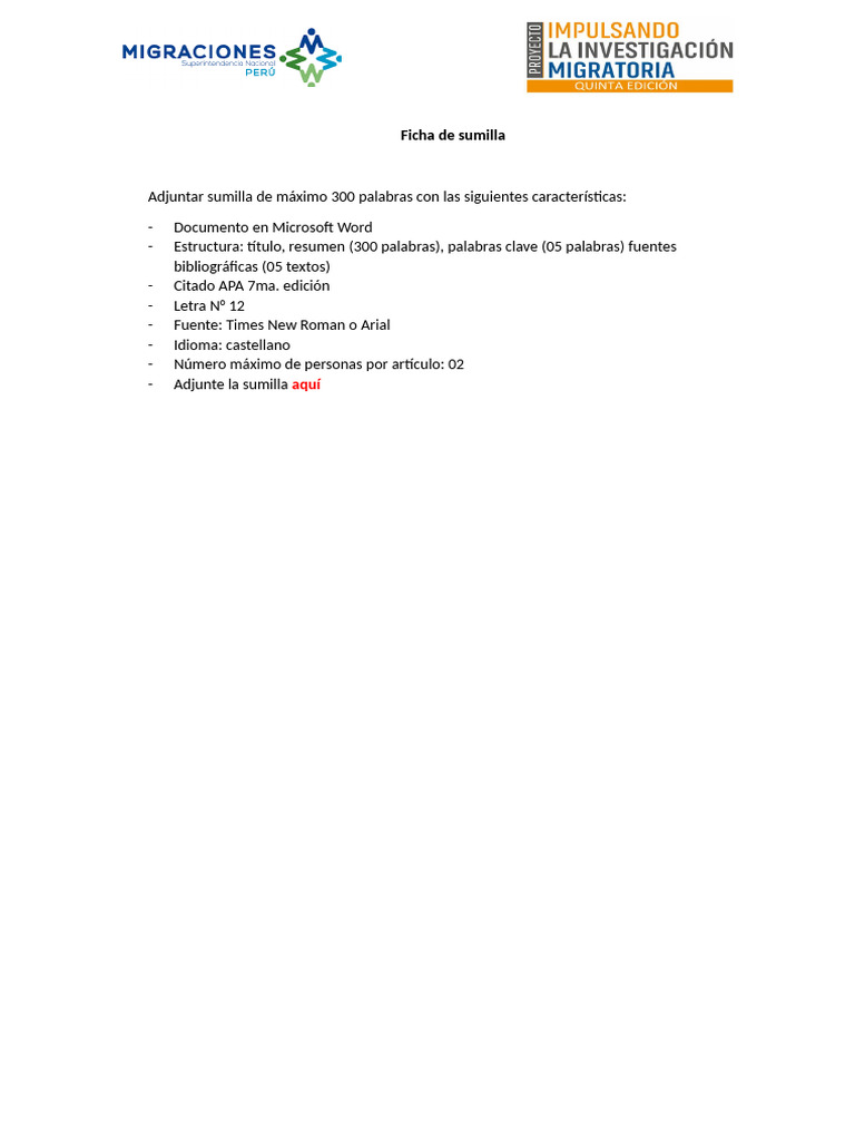 Caracteristicas de Sumilla Impulsando | PDF