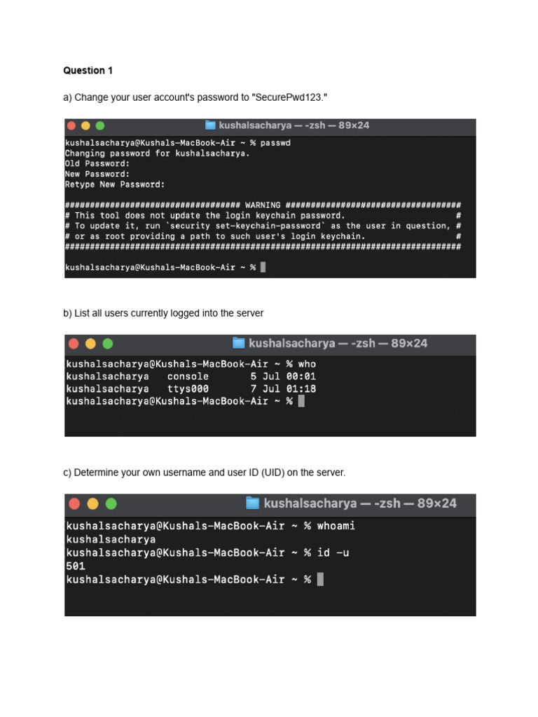 Linux Server User Management Tasks | PDF | File System | Computer File
