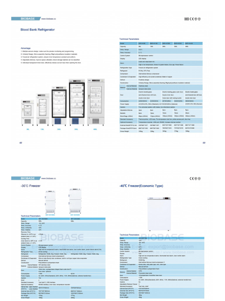 BIOBASE Catalog From Rosy-1 | PDF