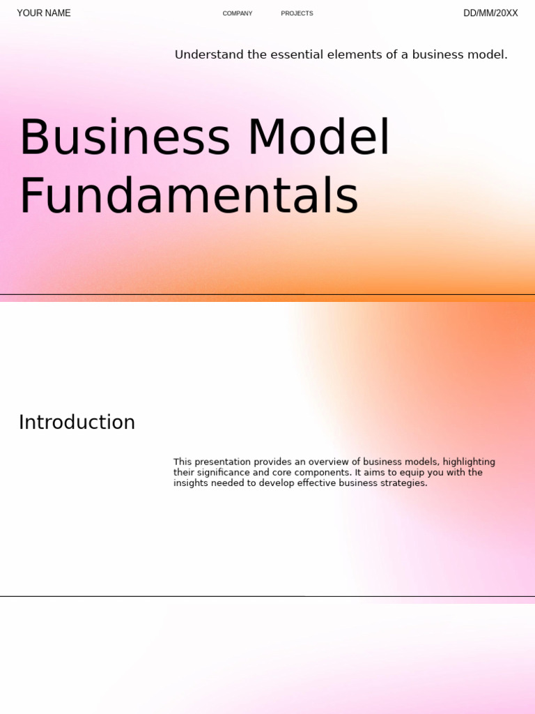 Business Model Fundamentals | PDF | Marketing | Business Model