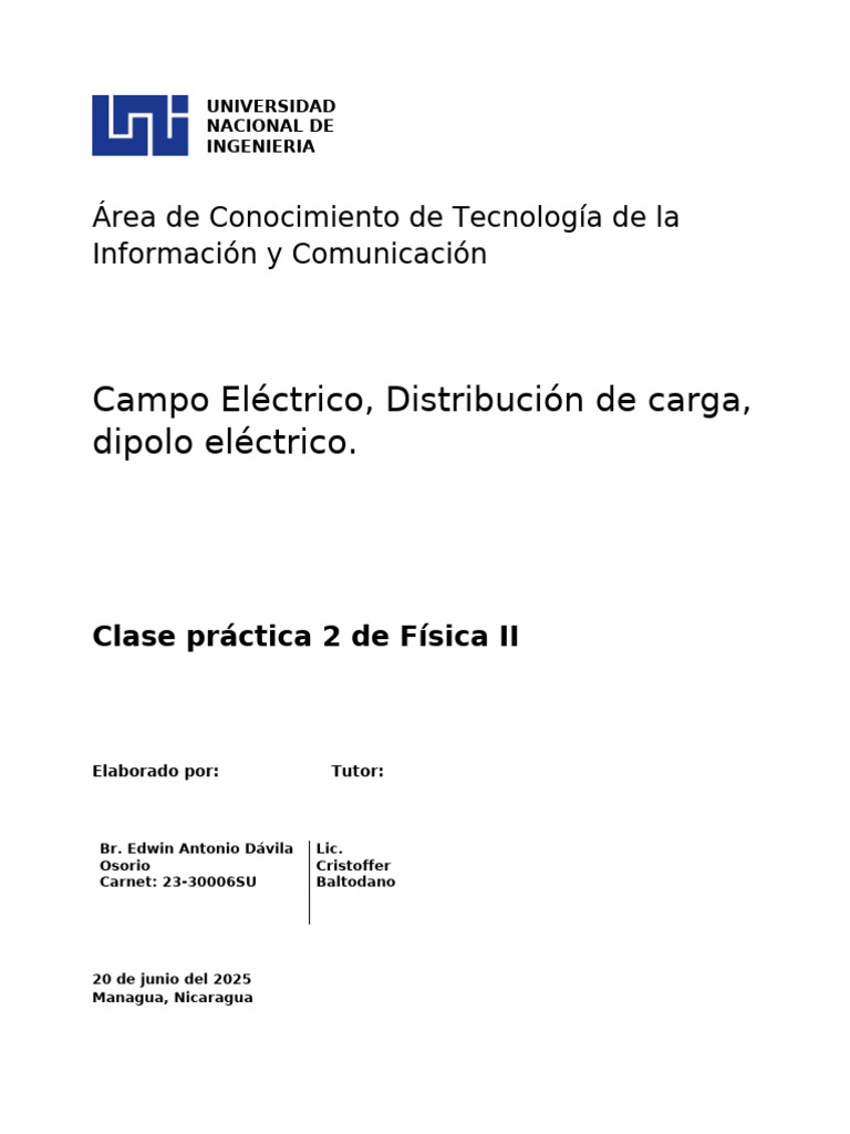 Clase Practica 2 | PDF | Electricidad | Resistividad Eléctrica y ...
