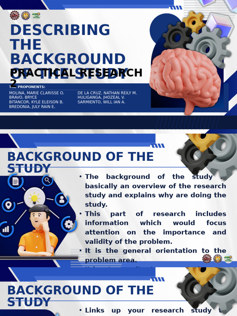 Writing the Background of a Study | PDF