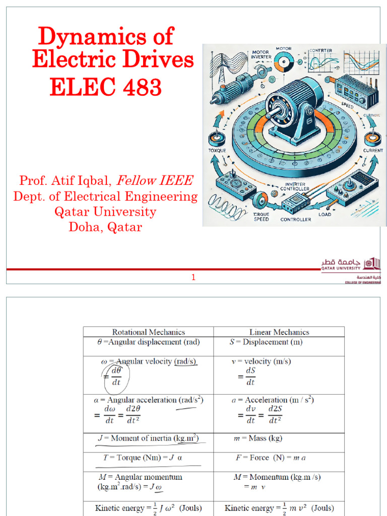 Electric Drive Load Torque Dynamics | PDF | Friction | Torque