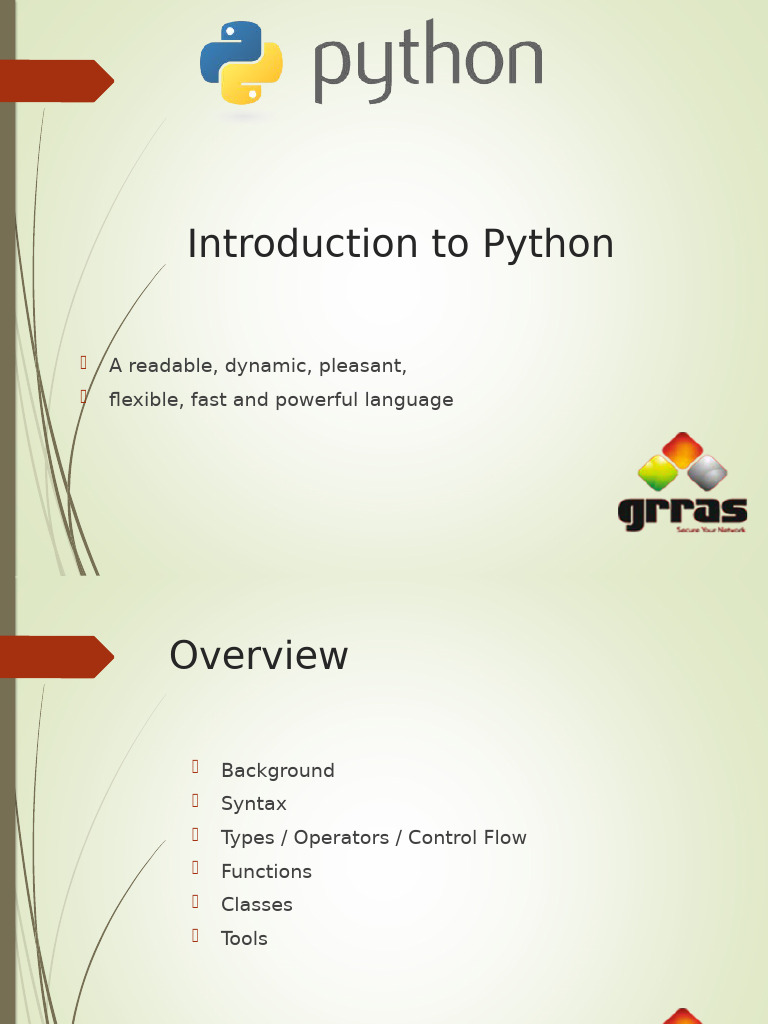Python PPT 200817155722 - 2 | PDF | Python (Programming Language ...