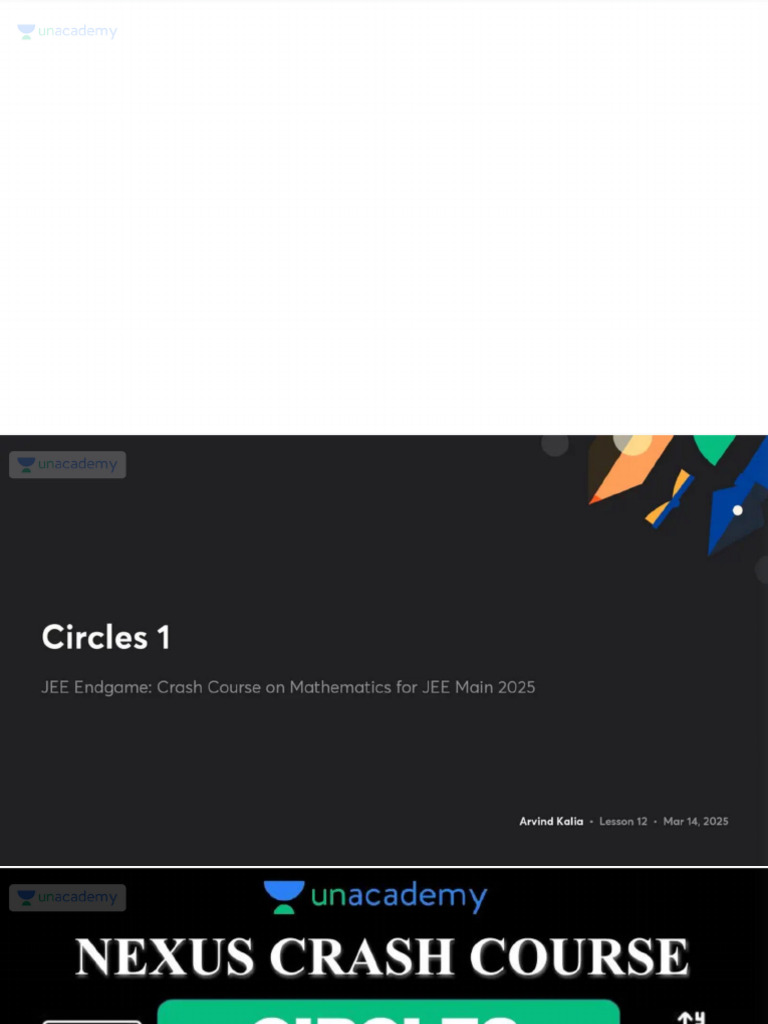 Circles Lec 1 | PDF
