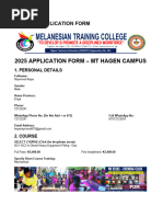 Pom Tech 2026 Application Form | PDF