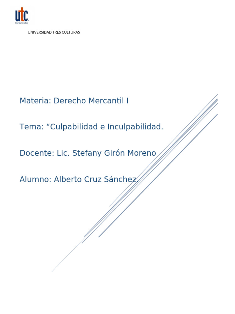 Culpabilidad e Inculpabilidad en Derecho | PDF | Derecho penal | Crímenes