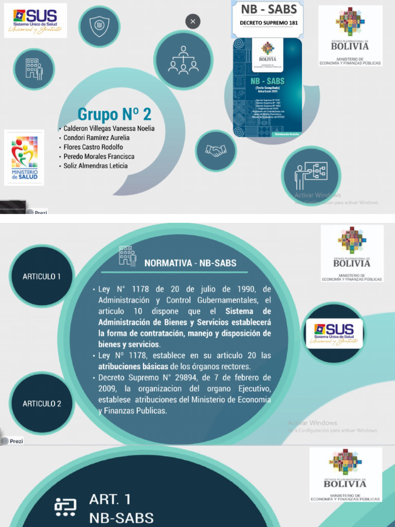 Presentación NB-SABS SUS | PDF