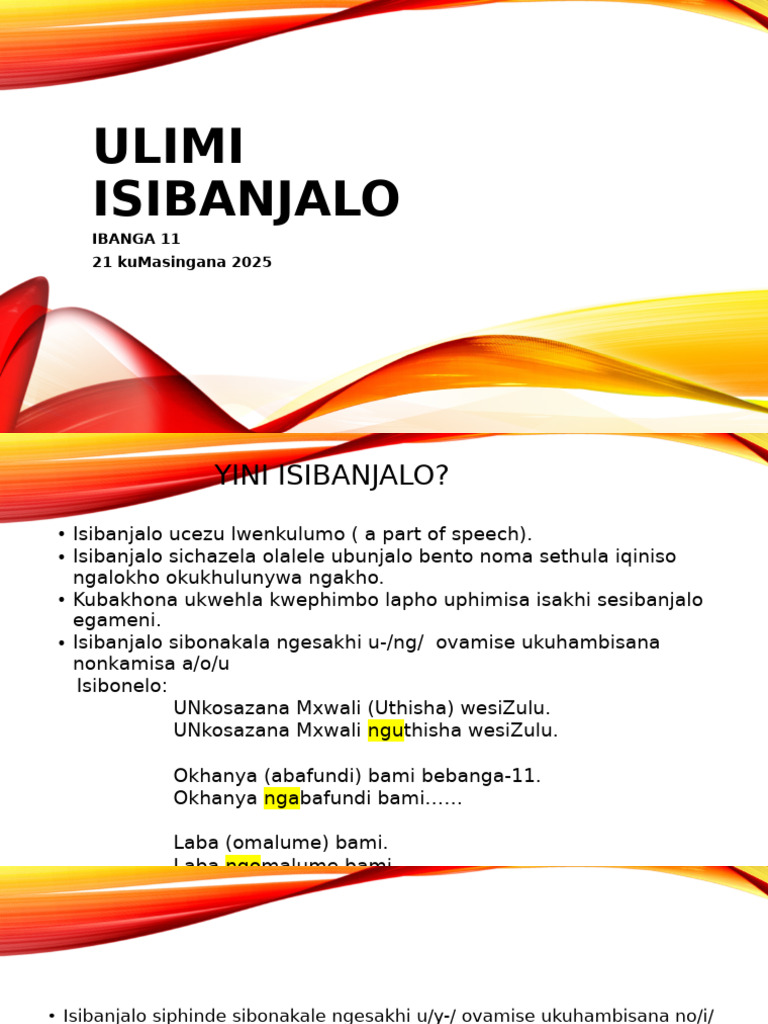 Understanding Isibanjalo in Zulu | PDF | Chess Theory | Chess Openings