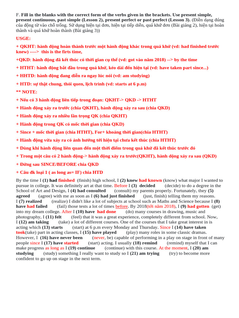 Grammar Lesson 4 | PDF