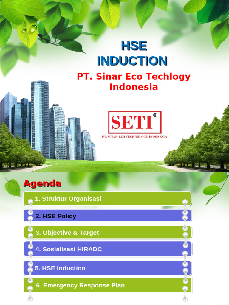 522191156 2 HSE Induction Materi | PDF