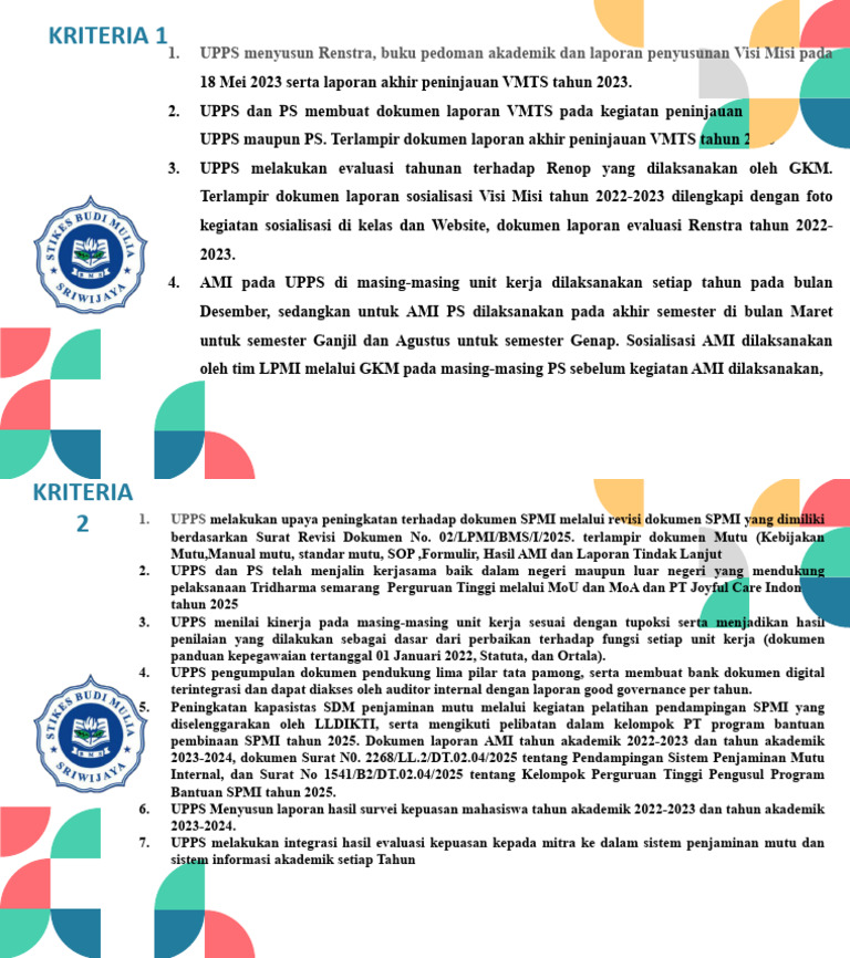 Laporan Penjaminan Mutu UPPS 2023 | PDF
