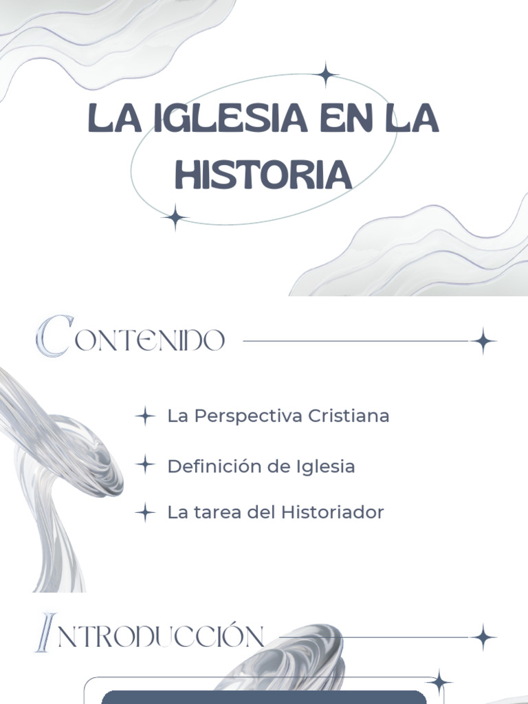 Historia de la Iglesia Cristiana | PDF | Iglesia cristiana | Dios