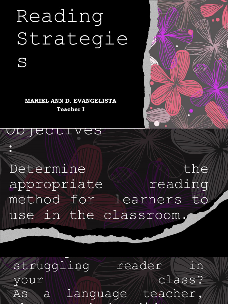 Effective Reading Strategies for Teachers | PDF | Reading Comprehension ...