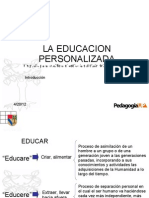 Introduccion a La Educacion Personalizada