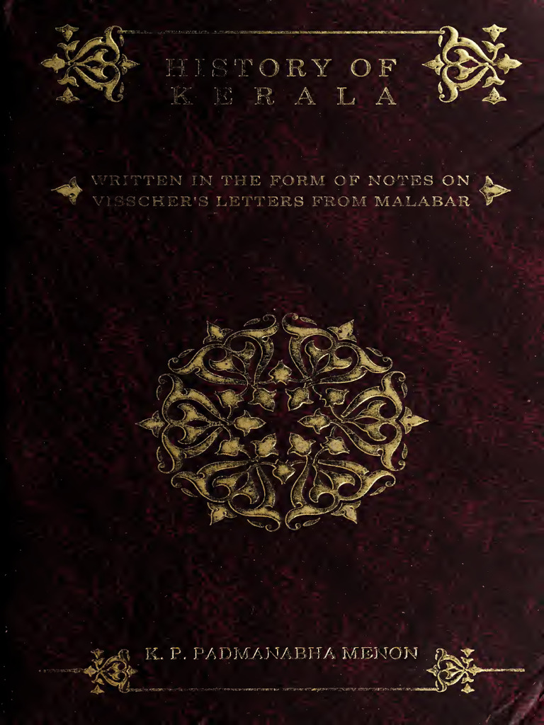 History Of Kerala Written In The Form Of Notes On Visscher’S Letters From Malabar Vol. 3rd - Gyan Books