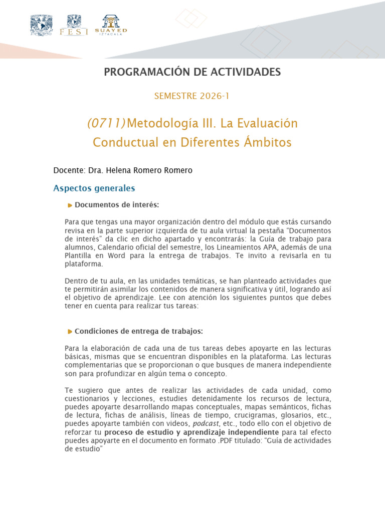 Programación Mod 0711 | PDF | Aprendizaje | Ansiedad