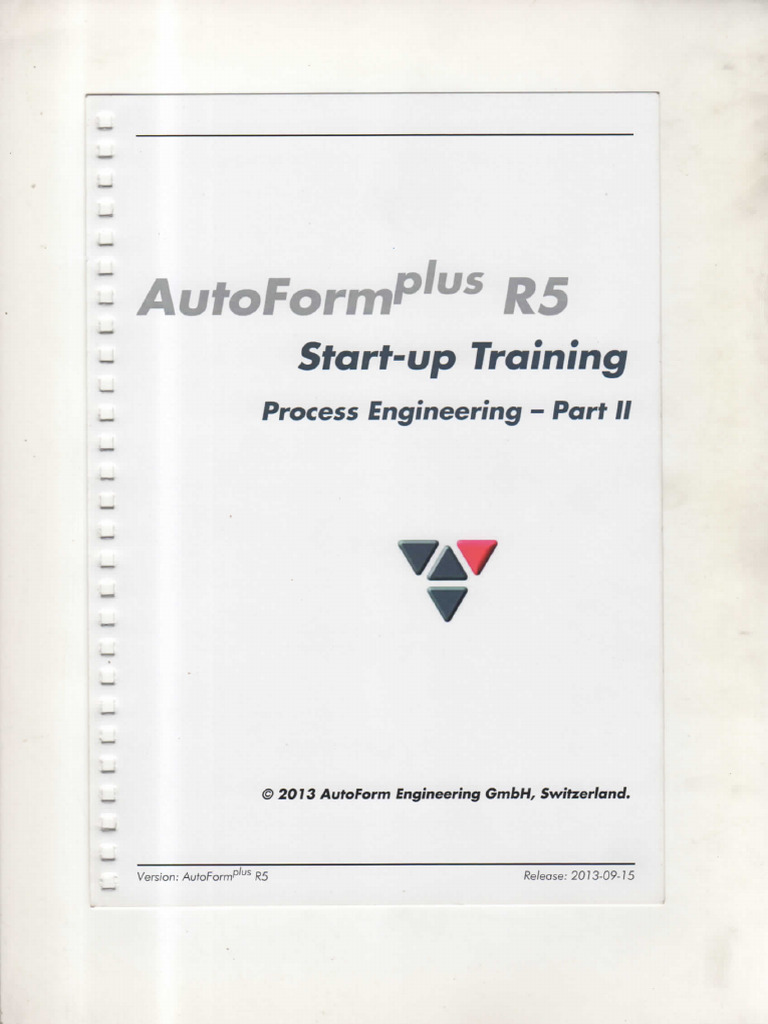 Autoform Start Up Training Part II | PDF
