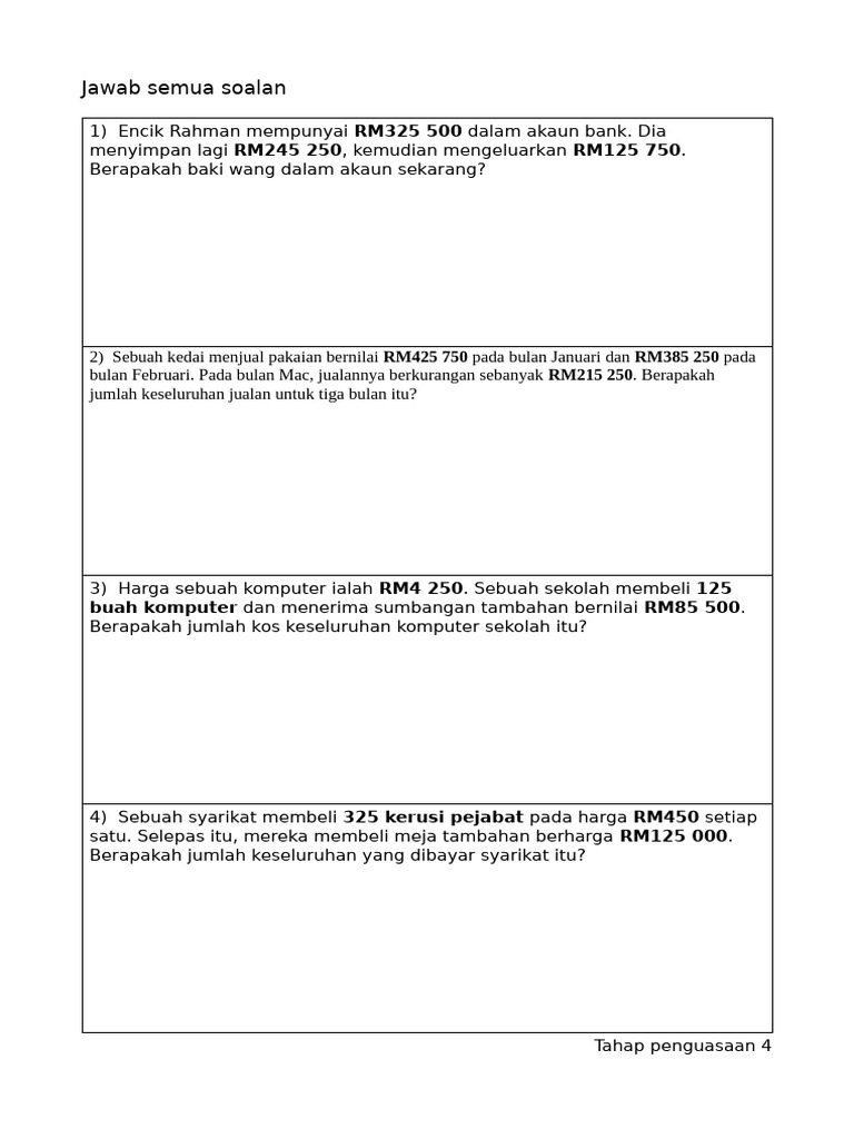Soalan TP 5 2 | PDF