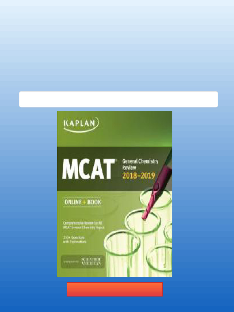 MCAT General Chemistry Review 2019-2020 by Kaplan Test Prep Available ...